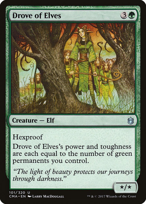 Drove of Elves\nCommander Anthology\nSingle\nMagic The Gathering