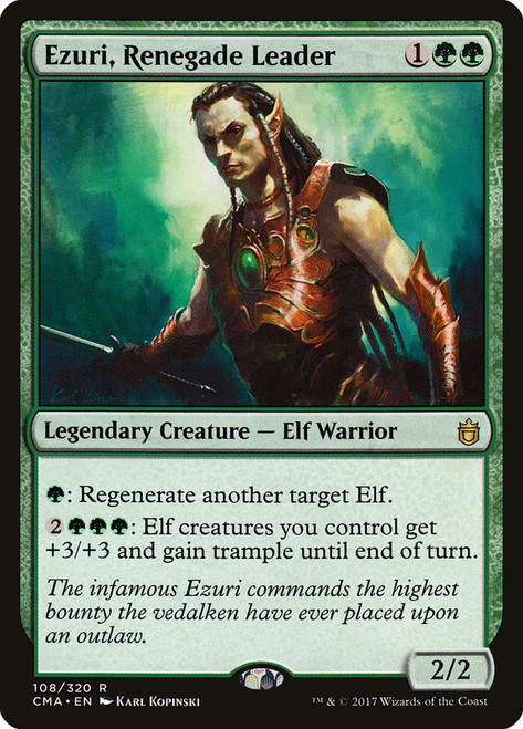 Ezuri, Renegade Leader\nCommander Anthology\nSingle\nMagic The Gathering