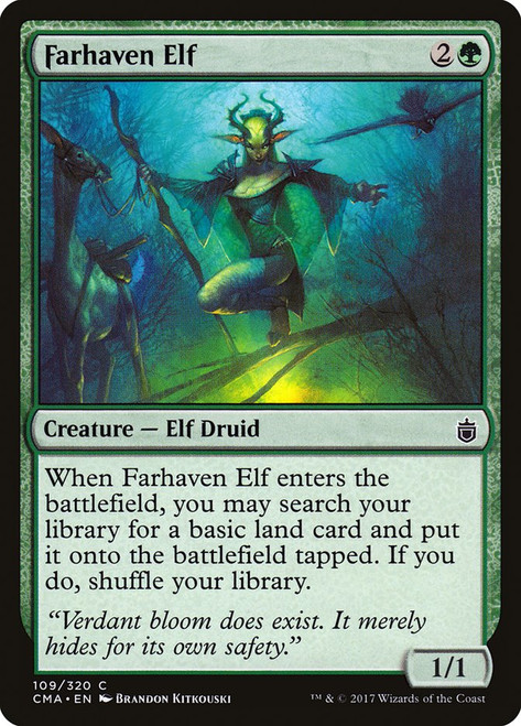 Farhaven Elf\nCommander Anthology\nSingle\nMagic The Gathering