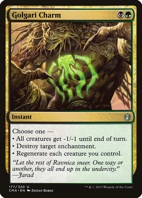 Golgari Charm\nCommander Anthology\nSingle\nMagic The Gathering