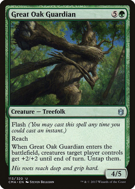 Great Oak Guardian\nCommander Anthology\nSingle\nMagic The Gathering