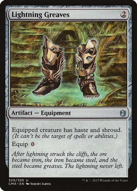 Lightning Greaves\nCommander Anthology\nSingle\nMagic The Gathering