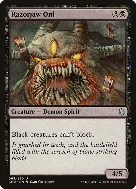 Razorjaw Oni\nCommander Anthology\nSingle\nMagic The Gathering