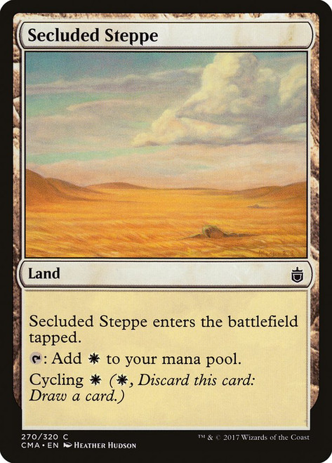 Secluded Steppe\nCommander Anthology\nSingle\nMagic The Gathering