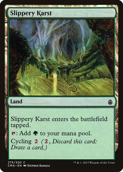 Slippery Karst\nCommander Anthology\nSingle\nMagic The Gathering