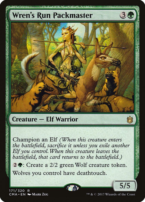 Wren's Run Packmaster\nCommander Anthology\nSingle\nMagic The Gathering