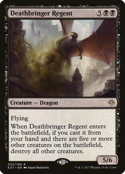 Deathbringer Regent\nArchenemy: Nicol Bolas\nSingle\nMagic The Gathering