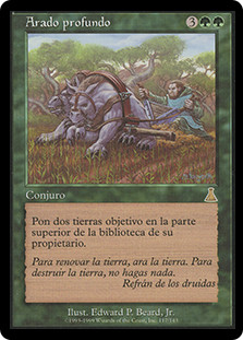 Plow Under
Urza's Destiny - Spanish
Single
Magic The Gathering