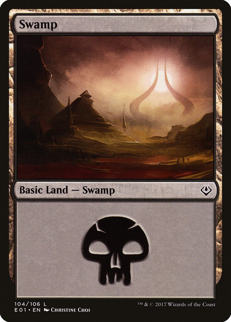 Swamp (#104)\nArchenemy: Nicol Bolas\nSingle\nMagic The Gathering