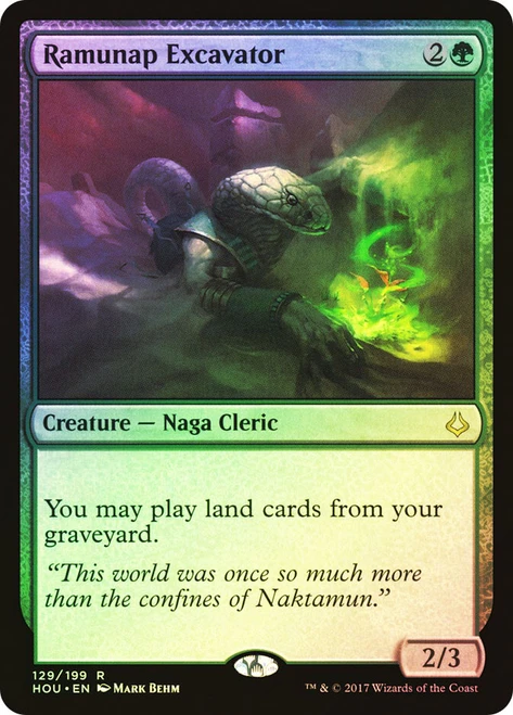 Ramunap Excavator\nHour of Devastation\nSingle\nMagic The Gathering