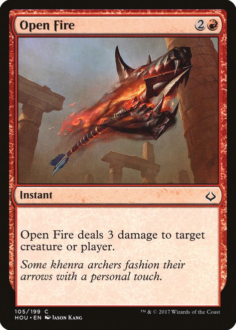 Open Fire\nHour of Devastation\nSingle\nMagic The Gathering