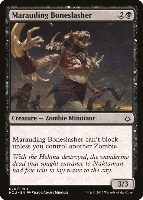 Marauding Boneslasher\nHour of Devastation\nSingle\nMagic The Gathering