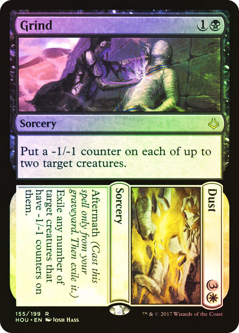 Grind // Dust
Hour of Devastation
Single
Magic: The Gathering
