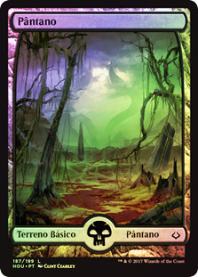 Swamp (#187) (Full Art)
Hour of Devastation (Foil) - Portuguese
Single
Magic The Gathering