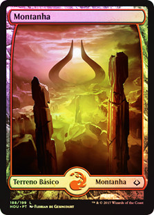 Mountain (#188) (Full Art)
Hour of Devastation (Foil) - Portuguese
Single
Magic The Gathering