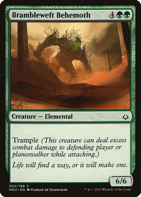 Brambleweft Behemoth (Planeswalker Deck)\nHour of Devastation\nSingle\nMagic The Gathering