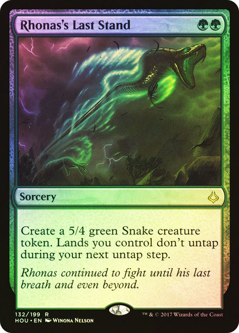 Rhonas's Last Stand\nHour of Devastation\nSingle\nMagic The Gathering