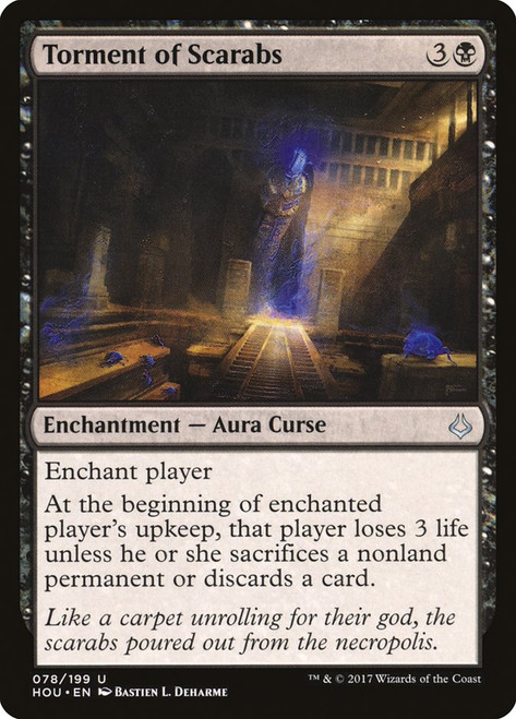 Torment of Scarabs\nHour of Devastation\nSingle\nMagic The Gathering