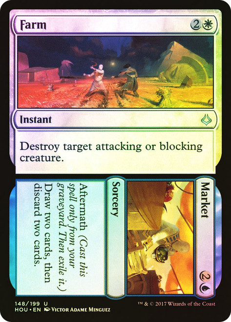 Farm // Market\nHour of Devastation\nSingle\nMagic The Gathering
