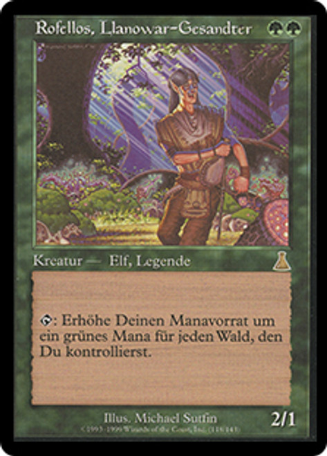 Rofellos, Llanowar Emissary | Urza's Destiny - Portuguese | Star 