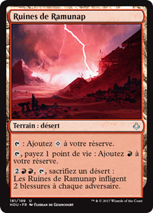 Ramunap Ruins
Hour of Devastation - French
Single
Magic The Gathering