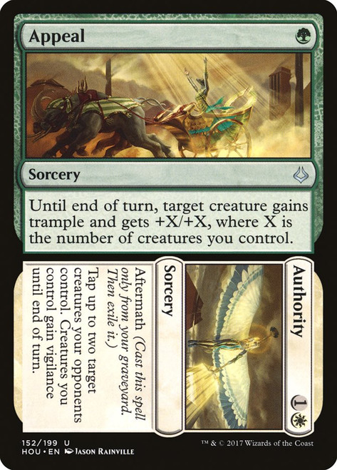 Appeal // Authority
Hour of Devastation
Single
Magic: The Gathering