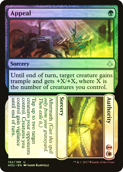 Appeal // Authority\nHour of Devastation\nSingle\nMagic The Gathering
