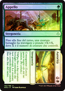 Appeal // Authority
Hour of Devastation - Italian
Single
Magic The Gathering