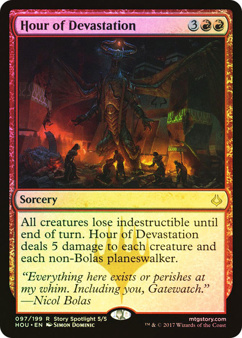 Hour of Devastation\nHour of Devastation\nSingle\nMagic The Gathering