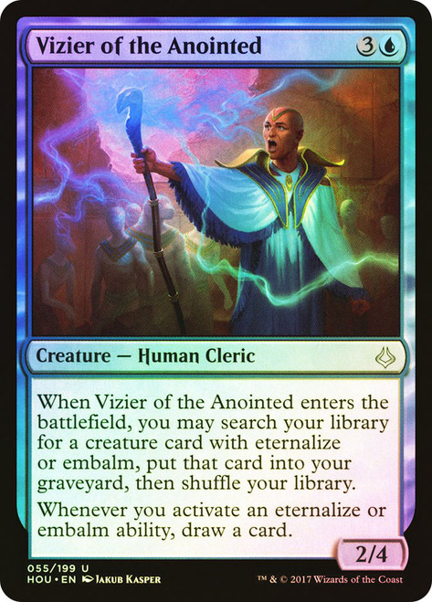 Vizier of the Anointed\nHour of Devastation\nSingle\nMagic The Gathering