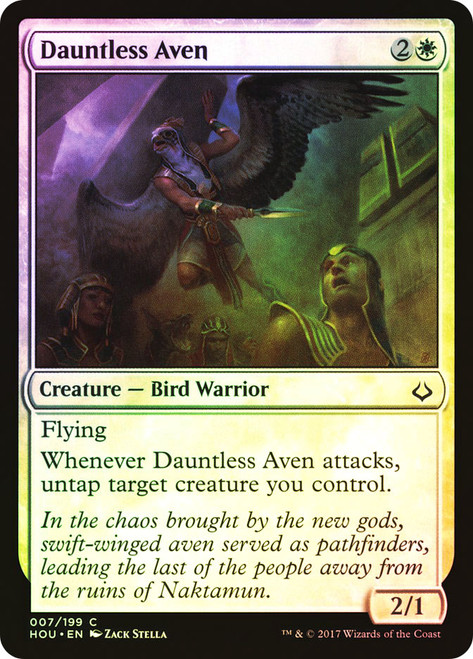 Dauntless Aven\nHour of Devastation\nSingle\nMagic The Gathering