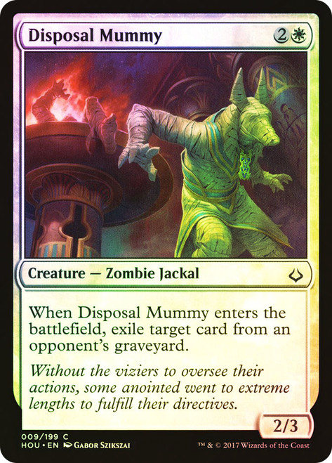 Disposal Mummy\nHour of Devastation\nSingle\nMagic The Gathering