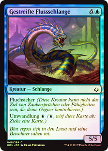 Striped Riverwinder
Hour of Devastation (Foil) - German
Single
Magic The Gathering
