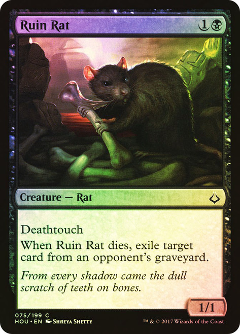 Ruin Rat\nHour of Devastation\nSingle\nMagic The Gathering
