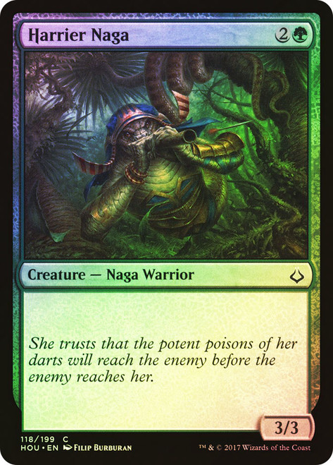 Harrier Naga\nHour of Devastation\nSingle\nMagic The Gathering