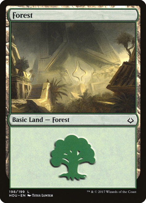 Forest (#198)\nHour of Devastation\nSingle\nMagic The Gathering