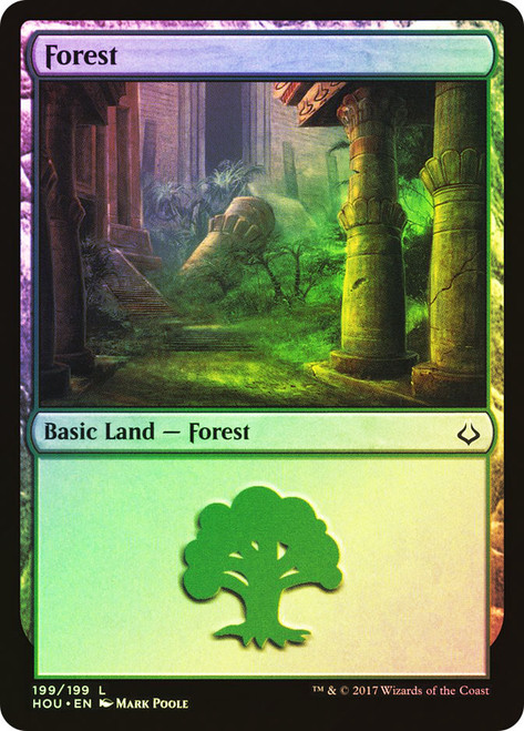 Forest (#199)\nHour of Devastation\nSingle\nMagic The Gathering