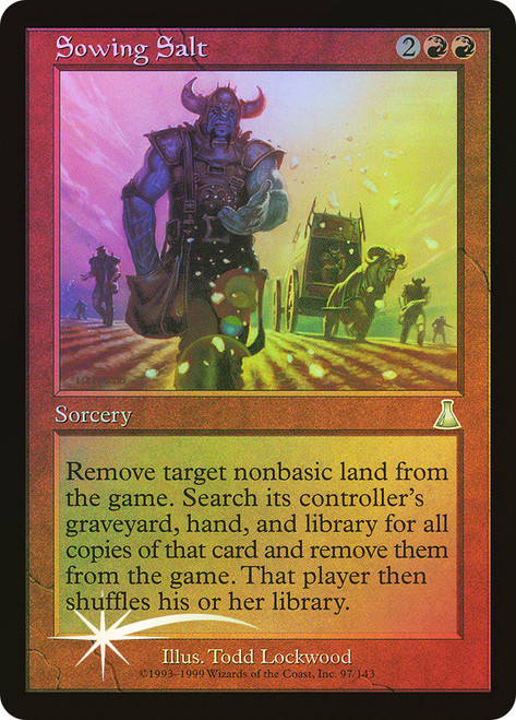 Sowing Salt\nUrza's Destiny\nSingle\nMagic The Gathering