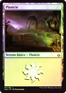 Plains (#191)
Hour of Devastation (Foil) - Portuguese
Single
Magic The Gathering