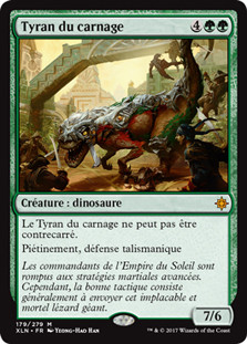 Carnage Tyrant
Ixalan - French
Single
Magic The Gathering