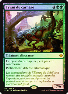 Carnage Tyrant
Ixalan (Foil) - French
Single
Magic The Gathering