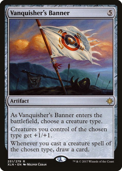 Vanquisher's Banner\nIxalan\nSingle\nMagic The Gathering