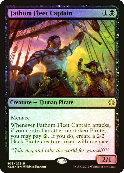 Fathom Fleet Captain\nIxalan\nSingle\nMagic The Gathering