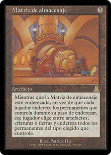 Storage Matrix
Urza's Destiny - Spanish
Single
Magic The Gathering