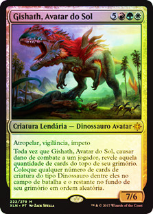Gishath, Sun's Avatar
Ixalan (Foil) - Portuguese
Single
Magic The Gathering
