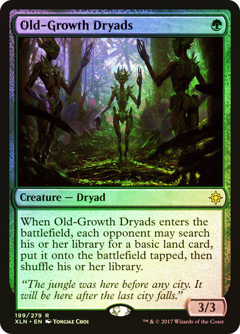 Old-Growth Dryads\nIxalan\nSingle\nMagic The Gathering