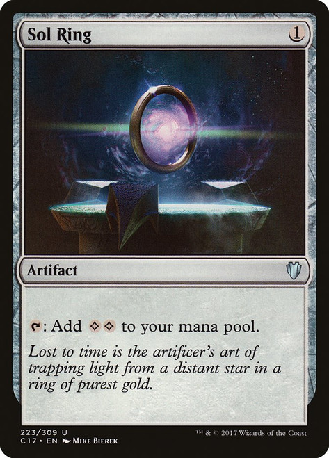 Sol Ring\nCommander: 2017 Edition\nSingle\nMagic The Gathering