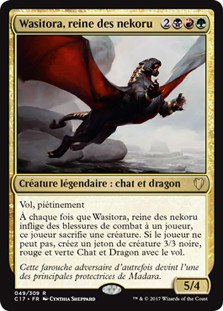 Wasitora, Nekoru Queen
Commander: 2017 Edition - French
Single
Magic The Gathering