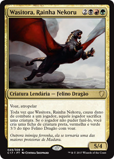 Wasitora, Nekoru Queen
Commander: 2017 Edition - Portuguese
Single
Magic The Gathering