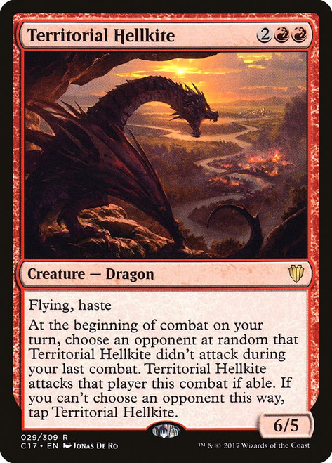 Territorial Hellkite\nCommander: 2017 Edition\nSingle\nMagic The Gathering